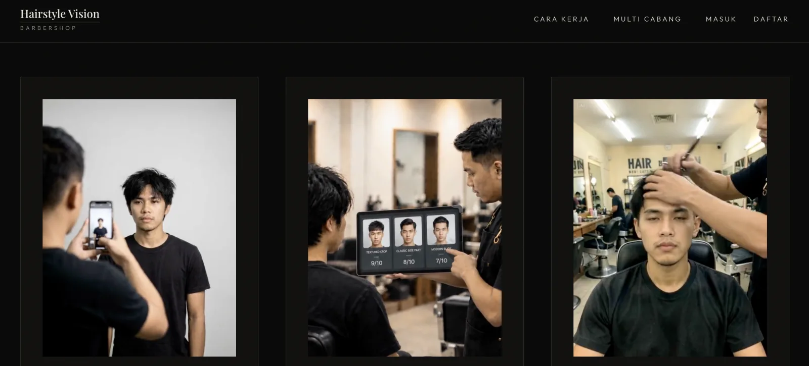 Hairstyle Vision interface