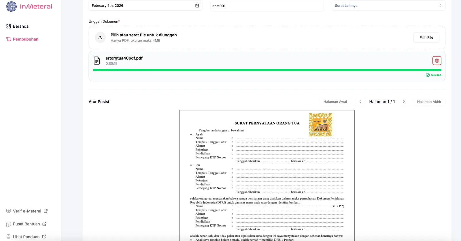 Inmeterai.id screen 3