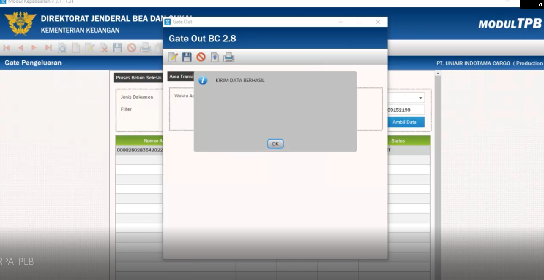 RPA Manifest PLB Ecommerce